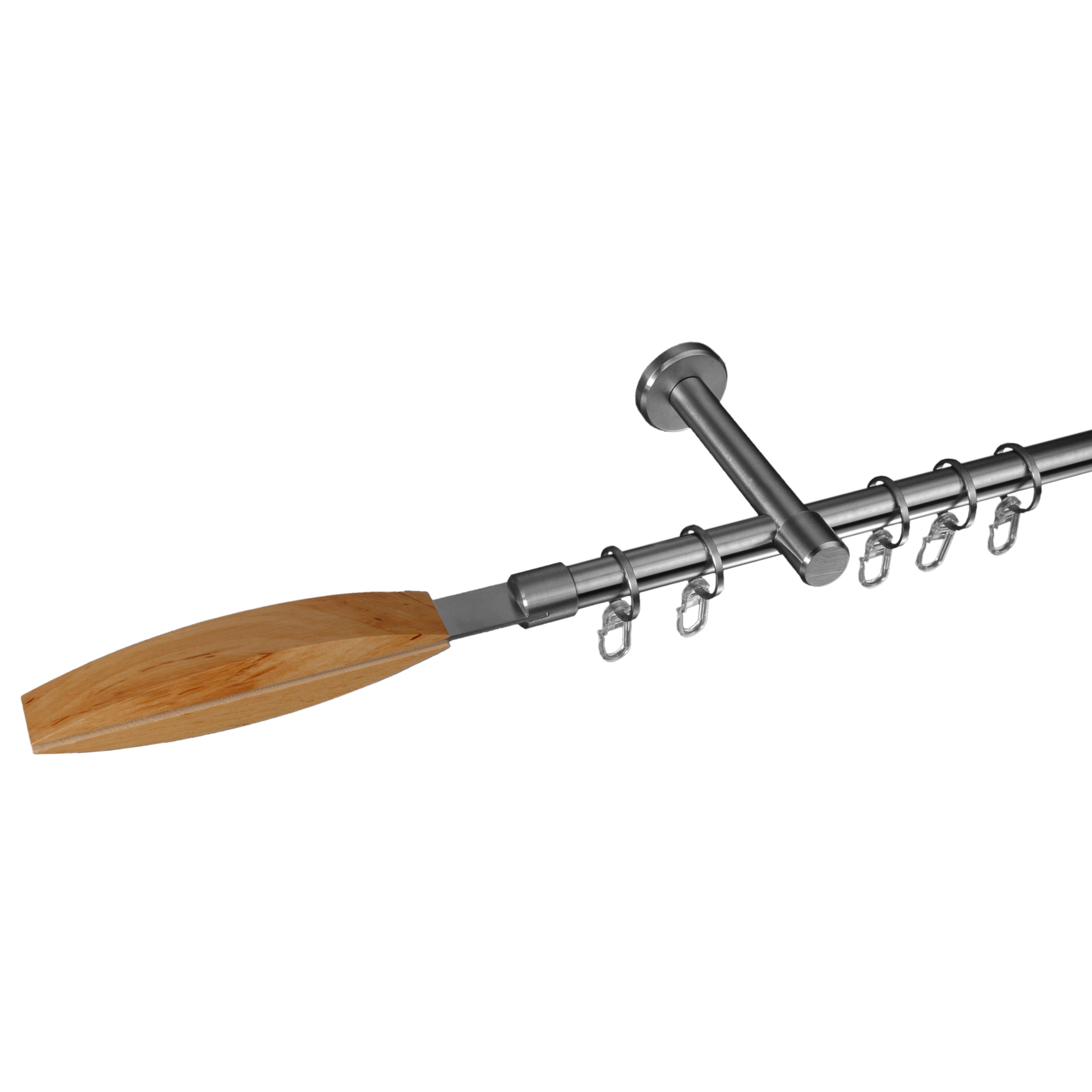 Gardinenstange Lemvig 16 mm Stilgarnitur aus Edelstahl 1 Gardinenstange Lemvig 16 mm Stilgarnitur aus Edelstahl