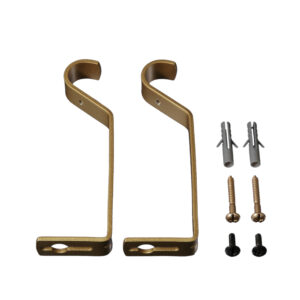 Träger offen für Gardinenstangen 14cm, einläufig, 2 Stück