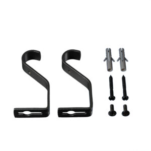 Träger offen für Gardinenstangen 7cm, einläufig, 2 Stück