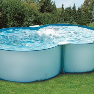 Aufstellbecken-Set BASIC Malta Achtform, ohne Leiter