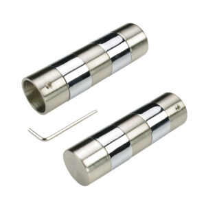 Endstück 20mm edelstahl-optik