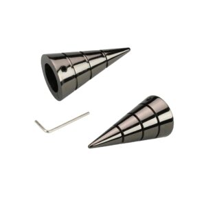 Endstück mit Rille für Innenlauf Ø16mm, titan, 2 Stück