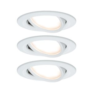 LED Einbauleuchte Nova Coin Basisset schwenkbar rund 84mm 50 Grad Coin