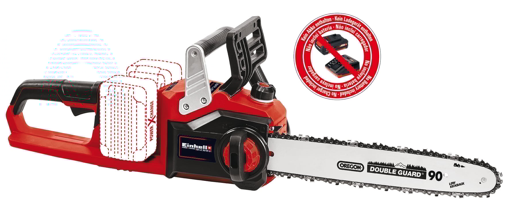 Power X-Change Akku-Kettensäge GE-LC 36/35 Li-Solo