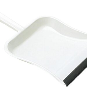 Kehrschaufel mit Gummilippe Edelstahl