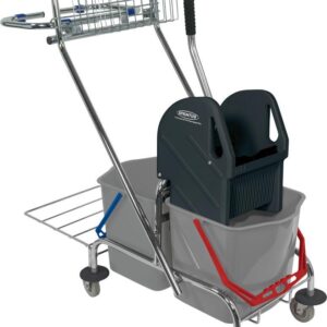 Doppelfahreimer chrom 2x17l m.Presse, K.+R.