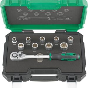 Steckschl.-Grt. 1/2" 10tlg. FORTIS