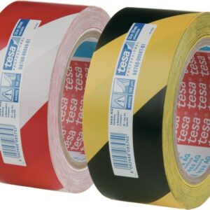 Tesa 60760 rot/weiss Warnband 33mx50 mm