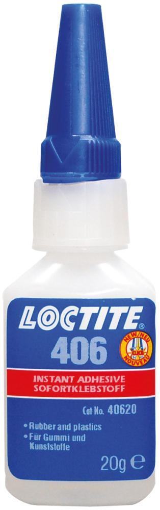 Sofortklebstoff LOCTITE 406 Flasche 20g Henkel 1 Sofortklebstoff LOCTITE 406 Flasche 20g Henkel