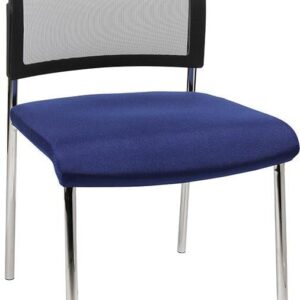 Bes.-Stuhl Visit10 m.Polster/Netz,blau