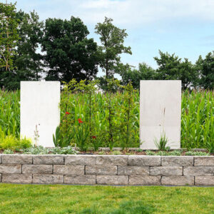 L-Stein bewehrt, 12cm, grau