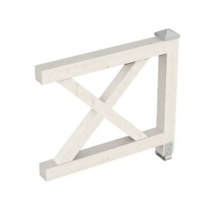 Brüstung Andreaskreuz