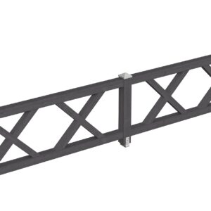 Brüstung Andreaskreuz