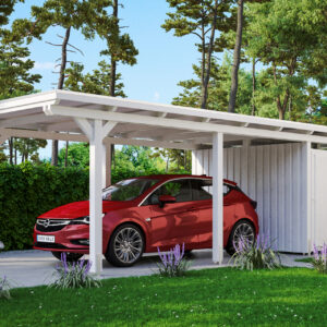 Carport Emsland m. Abstellraum