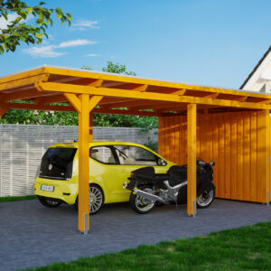 Carport Emsland m. Abstellraum