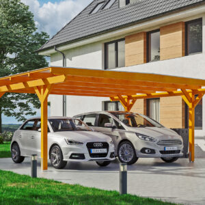 Carport Odenwald gerade Kopfbänder