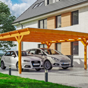 Carport Odenwald gerade Kopfbänder