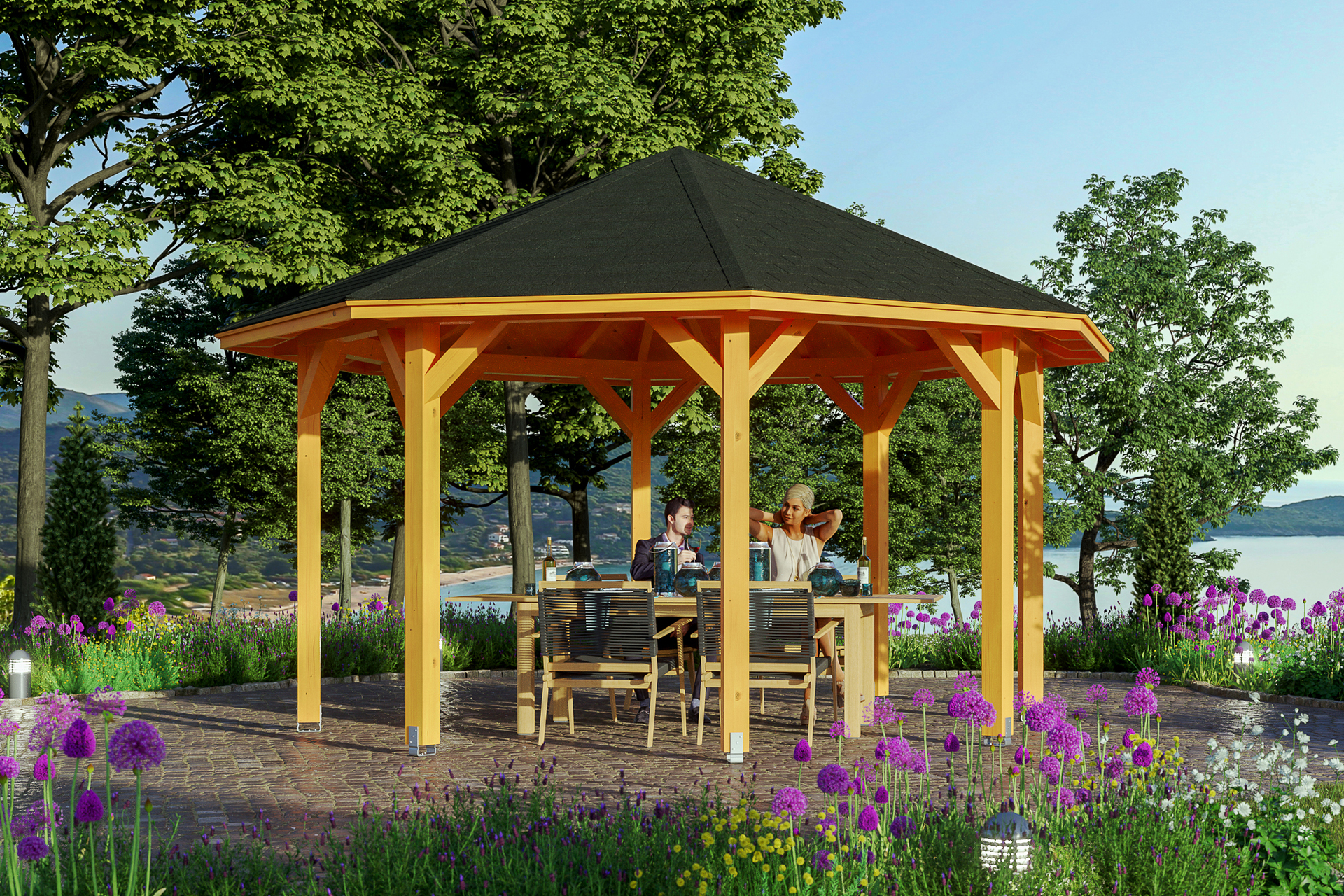 8-Eck Pavillon Nice 1 8-Eck Pavillon Nice