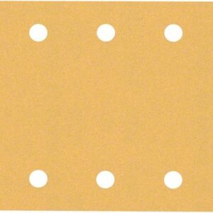 EXPERT C470 Schleifpapier mit 14 Löchern für Schwingschleifer, 115 x 230 mm, G 120, 10-tlg.. Für Exzenterschleifer