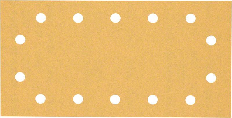EXPERT C470 Schleifpapier mit 14 Löchern für Schwingschleifer, 115 x 230 mm, G 120, 10-tlg.. Für Exzenterschleifer