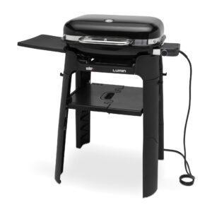 Lumin Elektrogrill mit Stand, schwarz
