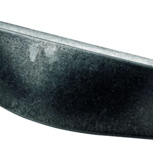 Möbelgriff,  128 mm, 190 x 40 x 28 mm, Aluminium, brüniert, silberfarben