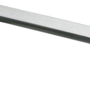 Möbelgriff,  64 mm, 72,5 x 12 x 26,5 mm, Zinkdruckguss, Edelstahl Optik