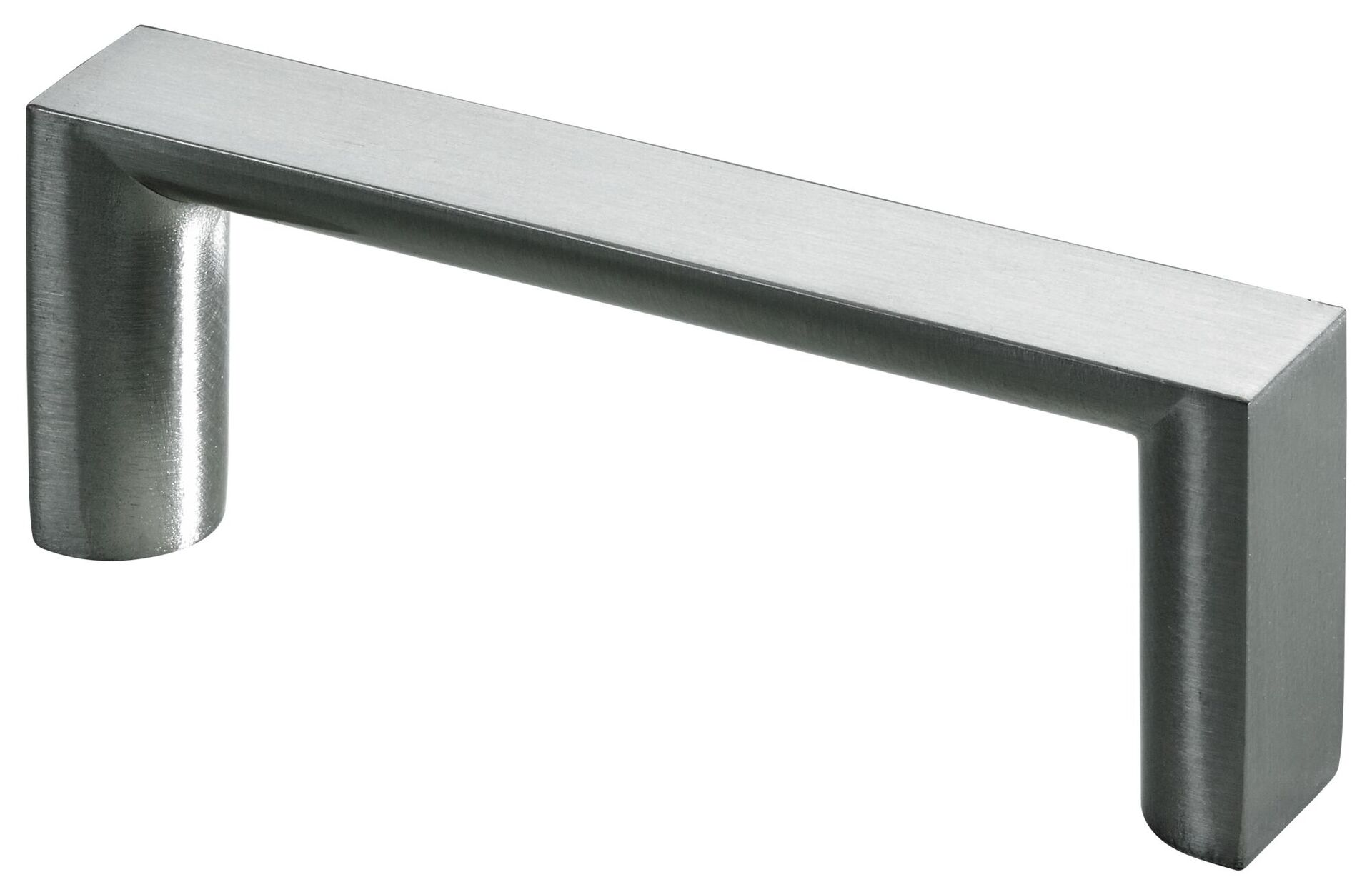 Möbelgriff,  64 mm, 72,5 x 12 x 26,5 mm, Zinkdruckguss, Edelstahl Optik