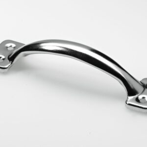 Möbelgriff, 127 x 32 x 28 mm, Stahl, vernickelt