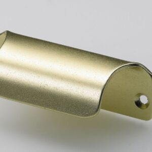 Möbelgriff,  60 mm, 70 x 25 x 27 mm, Aluminium, eloxiert, silber