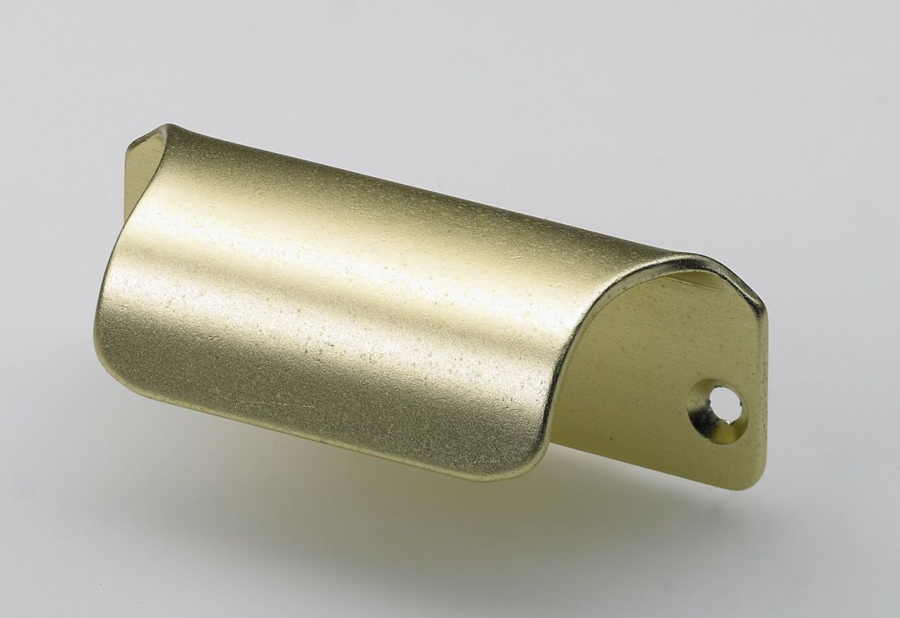 Möbelgriff,  60 mm, 70 x 25 x 27 mm, Aluminium, eloxiert, silber