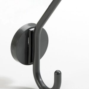 Garderobenhaken, 56 x 150 x 70 mm, Kunststoff anthrazit