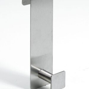 Türhängehaken, 40 x 133 x 54 mm, Edelstahl matt