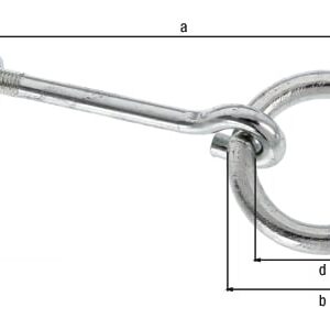 Befestigungsring z.Durchschrauben