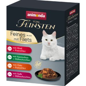Cat Vom Feinsten Adult  Feine Vielfalt mit Filets 8 x 85g