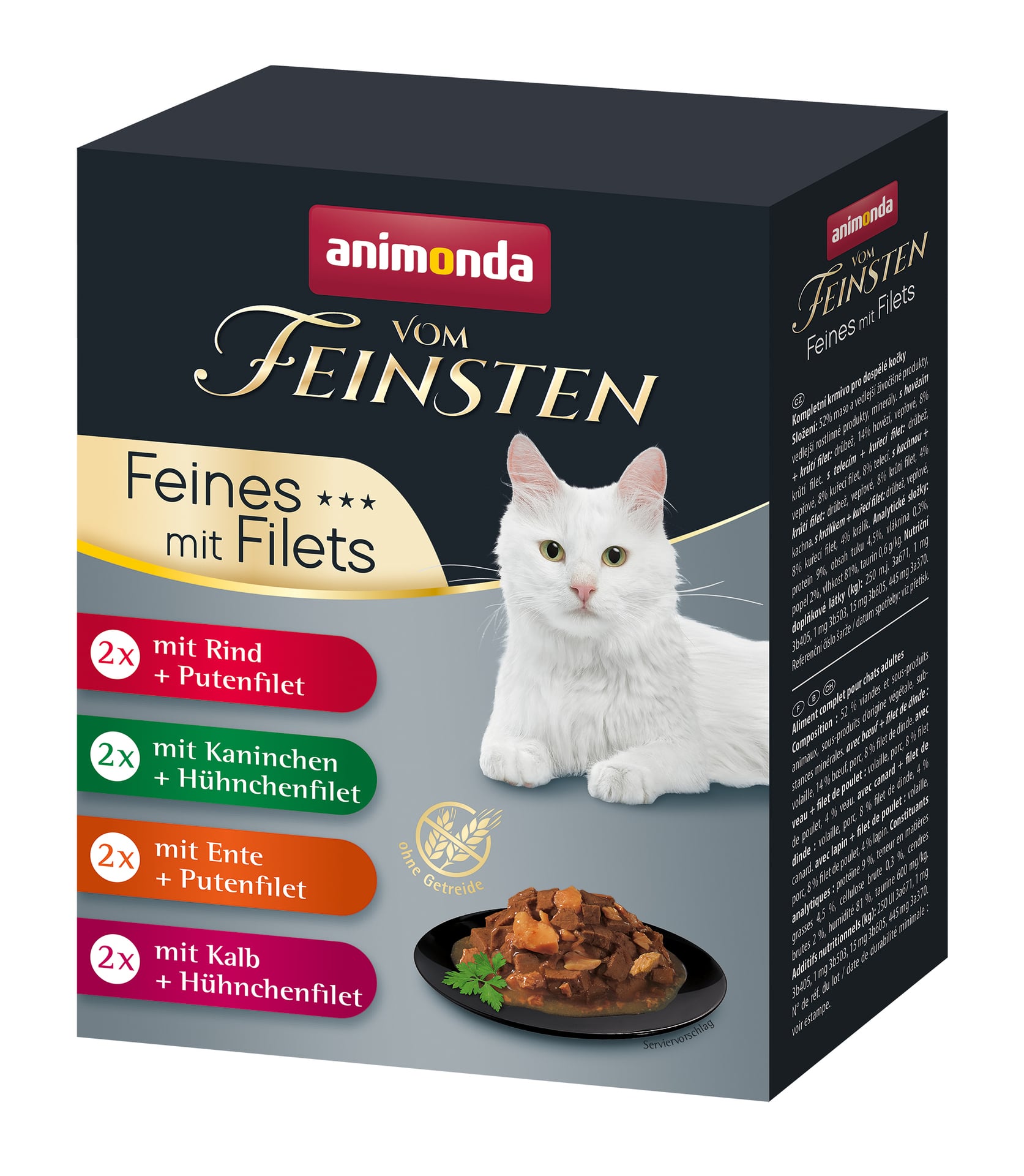 Cat Vom Feinsten Adult  Feine Vielfalt mit Filets 8 x 85g