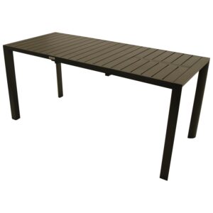 Ausziehtisch 117/162x70cm, Aluminium