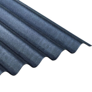 Ondalux Bitumenwellplatte | 2,6mm | Breite 950 mm | Länge 2 m | schwarz