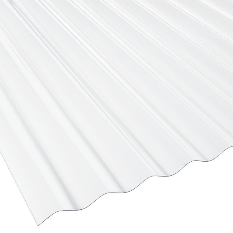 polycarbonat lichtplatte 2nd life line wellplatte 76 18 09 mm breite 1045 mm glasklar