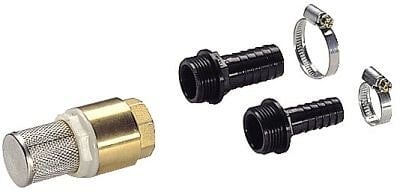 Saugfilter mit Rückflussstop 19,0mm 3/4 Zoll / 25,4mm 1