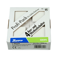 Profi-Pack: 4x Universalschalter (Aus-Wechsel) mit Beleuchtung