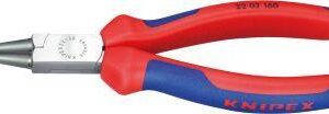 Rundzange poliert mit Mehrkomponenten-Griffen 160mm KNIPEX