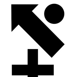 Klebesymbol 35mm schwarz