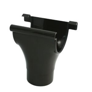 Stutzen für halbrunde Dachrinne