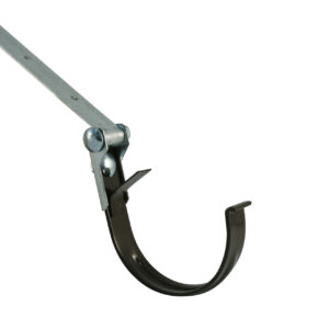 Rinneneisen mit Drehgelenk für halbrunde Dachrinne