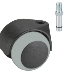 Parkettrolle 50 mm KS-schwarz PVCRad