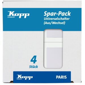 PARIS Universalschalter 4 Stück Packung