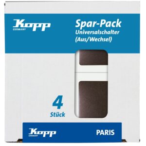 PARIS Universalschalter 4 Stück Packung