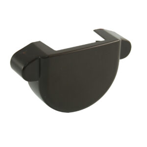 Endstück für halbrunde Dachrinne