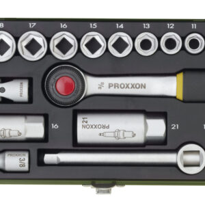 Steckschlüsselsatz-Kompakt 9,5mm 3/8 Zoll Chrom-Vanadium-S